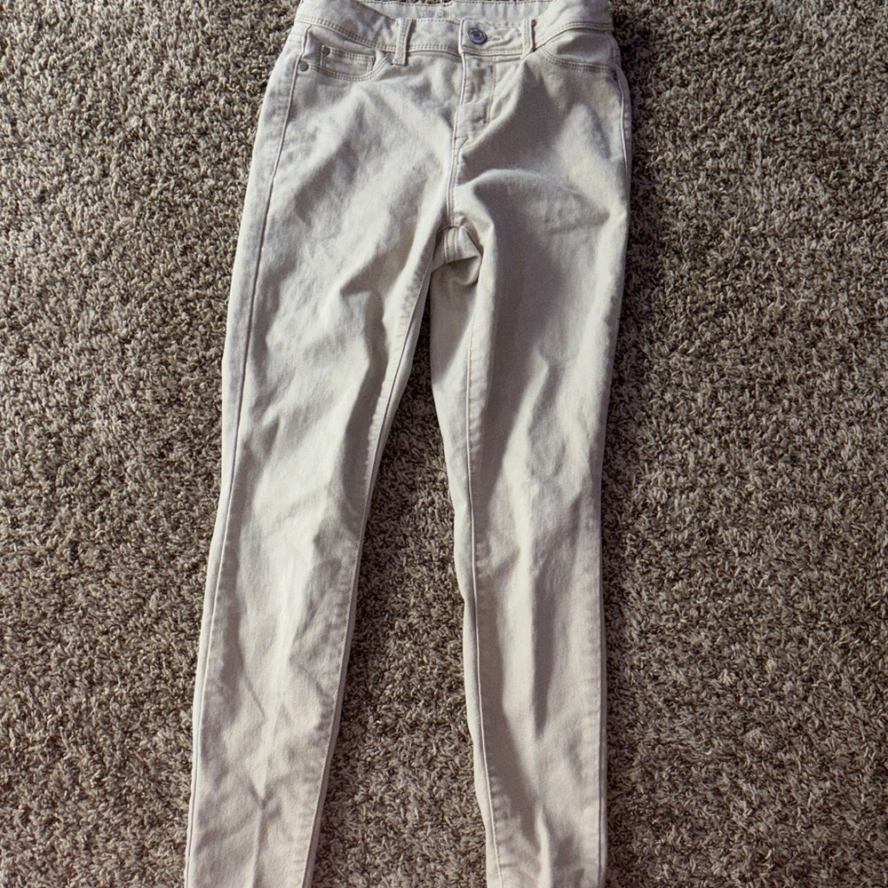 Time and Tru Light Tan High Rise Jeans